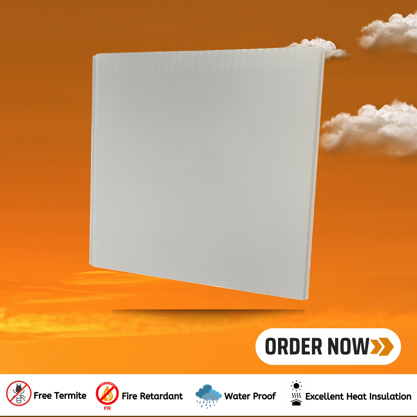 PVC PANEL (SIMPLE WHITE)