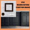 (Walnut) High Quality Wainscoting PVC Custom Size