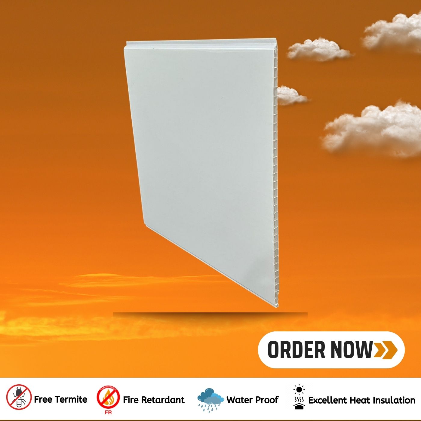 PVC PANEL (SIMPLE WHITE)